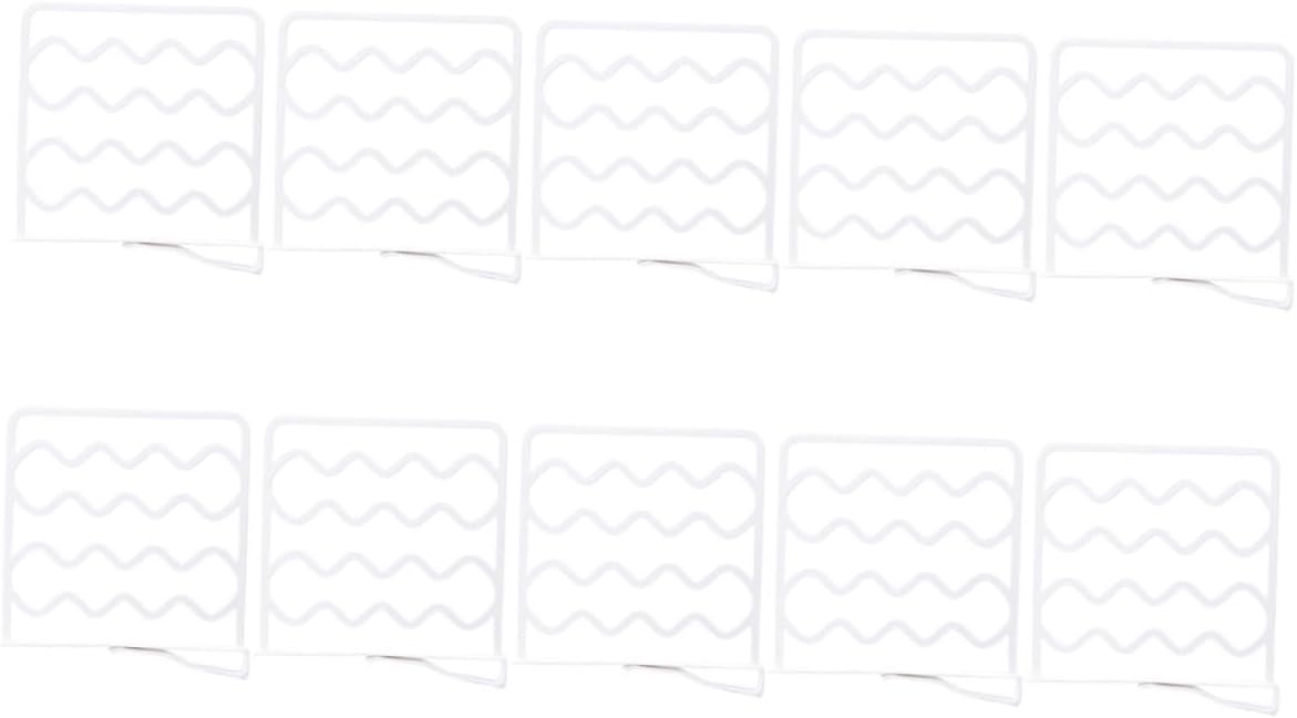 10pcs Material Closet Shelf Dividers Dividers for Storage Organizers Closet Bag Storage Shelf Separators Easy Installation Multilayer Modern Aesthetic