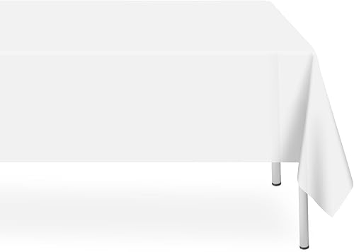 Miniatura 58 de Paquete de 3 Manteles Desechables Lila Claro, Manteles de Plástico Rectangulares Lavanda para Fiestas Desechables, 54x108 Pulgadas, Mantel Morado