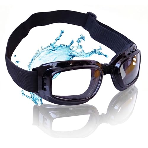 WAHAH Moisture Chamber Goggles with Adjustable Hinge and 2 Pairs of Washable Cushions 3D Contoured Eye Shield for Moisture Retention Anti-Fog Vented Eye Mask for Computer Work Reading & Sleep