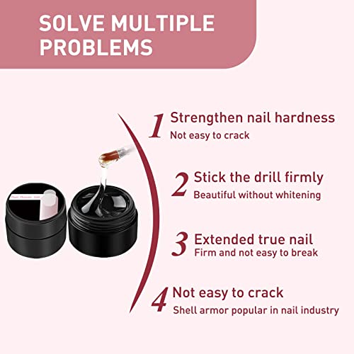 Terrain-Hill Nail Repair Protection Gel, Instant Cracked Nail Repair Gel, Nail Repair Kit For Cracked Natural Nail Emergency Easy Quick Fix (1 Set) #TOP3