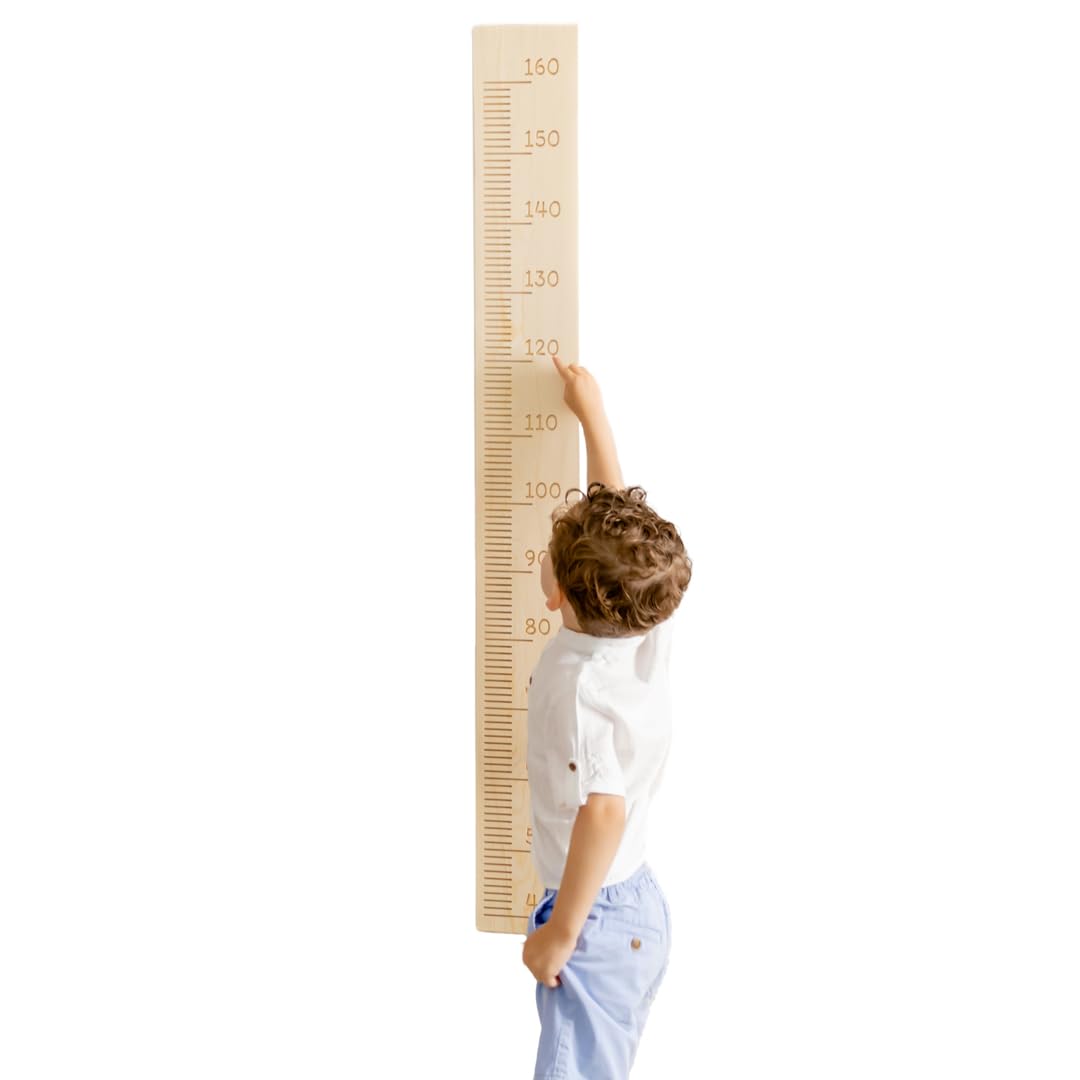 Medidor de Altura Infantil Montessori de Madera Maciza HECHO EN ESPAÑA