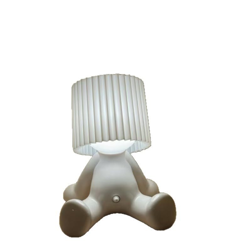 Shy Boy Table Lamp Creative LED Bedside Lamp Novelty Funny Desk Light Soft Warm Night Light Ambient Home Decoration