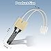 62-22868-93 Furnace Hot Surface Ignitor Fit for Norton-271N Goodman York Coleman Evcon Luxaire, 025-32625-000 Universal Direct Replacement for Rheem Ruud Weatherking