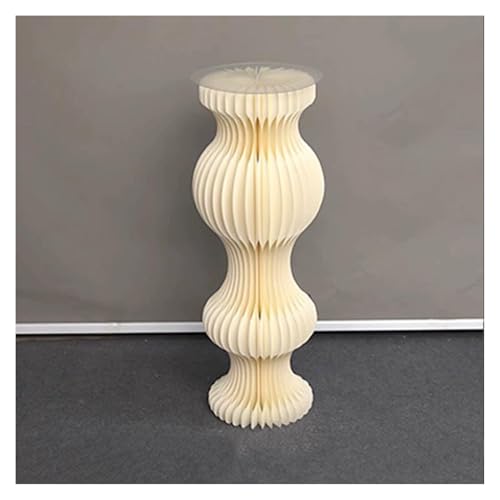 Colonnes empilables en carton pour deco de mariage champetre | 80x25cm
