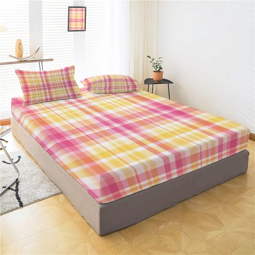 Drap housse antidérapant sans pli pour matelas épais 140x200 - 3