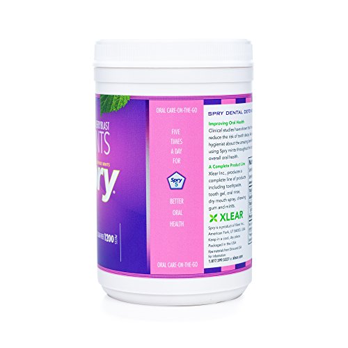 image for Spry Xylitol Berry Blast Mints Sugar Free Candy - Promote Oral Health,