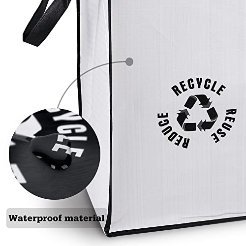 Bebesta Recycle Waste Bin Bags For Kitchen Home Trash Sorting Bins Organizer Waterproof Baskets Compartment Container #TOP2