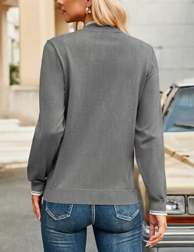 Image of JACK SMITH Quarter Zip Pullover Sweaters for Womens, Rib Polo Sweater Tops
