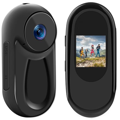 SHMIZZ Mini Action Cam 1080P, Telecamera Sportiva Fotocamere Corporali e