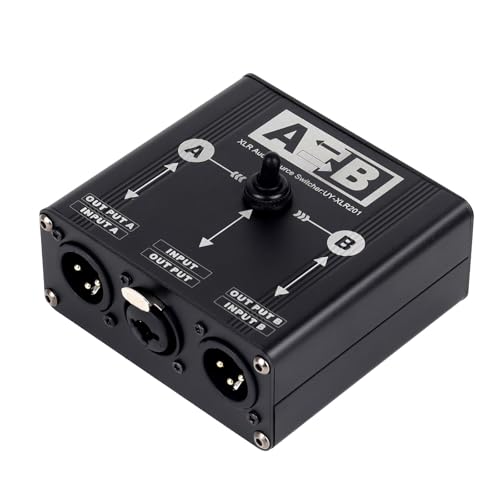 Sélecteur de son passif XLR avec commutation silencieuse sans parasite pour studio