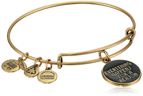Alex and Ani Words Are Powerful Expandable Wire Bangle Bracelet, 7.75