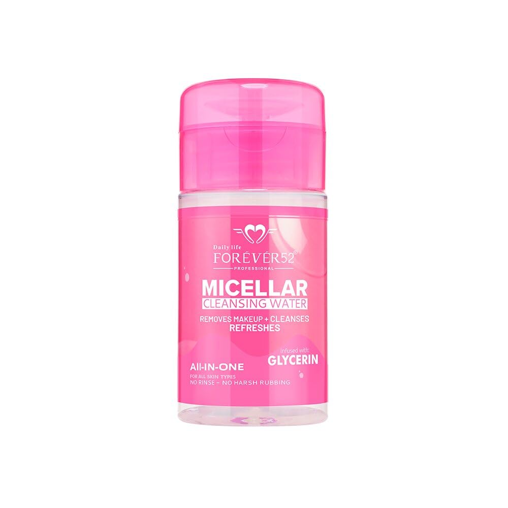 Daily Life Forever52 Micellar Cleansing Water with Oil Infusion | Biphasic Makeup Remover | Removes Waterproof Makeup, Dirt & Oil | Hydrating Gentle Cleanser for All Skin Types (100ml, Micellar Water-Glycerin)-image-20