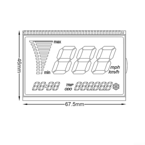 Pantalla de velocímetro para 690 y 990 Enduro cristal OEM 61114069300 7