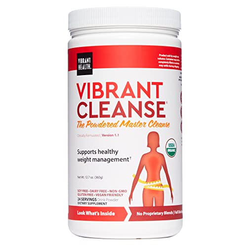 Vibrant Health, Vibrant Cleanse, Organic Master Cleanse Powder, 24 Servings (FFP)