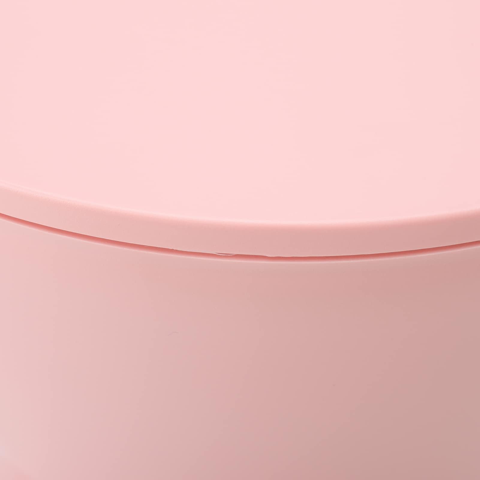 Sgabello A Forma Di Clessidra In Plastica Rosa - Moderno, Rotondo, 42x30 Cm, Per Cambiarsi Le Scarpe, Per Camerino O Corridoio - 4