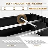 GJCrafts Drying Racks, 80cm Retractable Wall-Mounted Clothes Drying Rack, Drying Rack Collapsible Folding for Indoor and Outdoor, Compact and Concise Design, Saving Space - Image 3