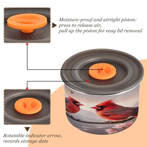 Contenedor de café hermético de acero inoxidable Kigai 17 oz miniatura 3