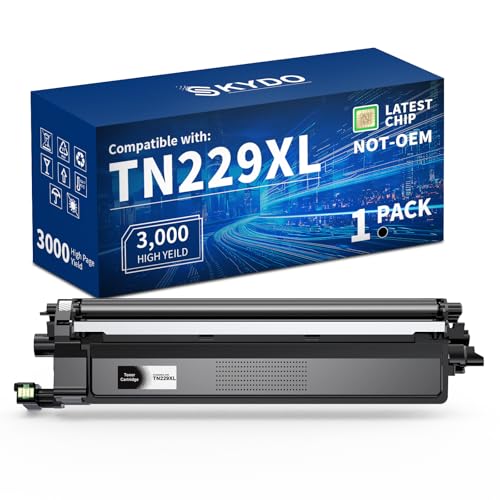 Image of Skydo TN229XL Compatible Toner Cartridges Replacement for Brother TN229 TN229XL TN-229XL TN229 XL Work for MFC-L3780CDW MFC-L3720CDW HL-L3280CDW HL-L3220CDW HL-L3300CDW (Black,1 Pack)
