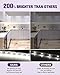 HitLights White LED Strip Lights 5000K, 16.4FT Premium 5050 Light Strip, 300 Bright LEDs, Strong Adhesive Backed, 12V Tape Lights for Mirror, Bedroom, Cabinet, Display, Kitchen, UL-Listed