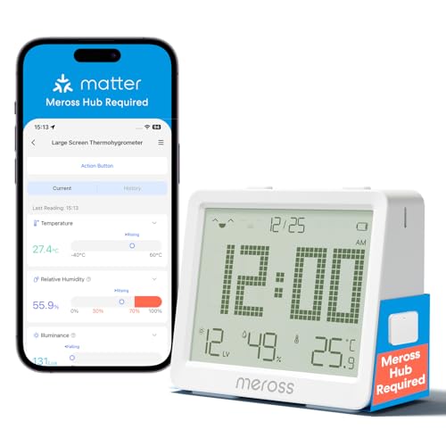 Meross Smart Temperature and Humidity Sensor MS130HHK