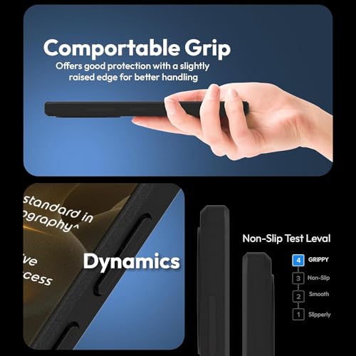 Image of TOUCCH Liquid Silicone Case Cover for Moto Signature| Shock Proof Design & 360 Degree Protection| Premium Soft Black Cover for Motorola Signature | Silicone Sand Blast - Black