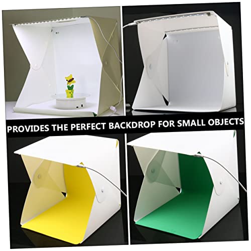 Homoyoyo 1 Conjunto Caixa De Luz Estúdio Fotográfico Porta-retrato Led Mini Porta-retratos Tenda De