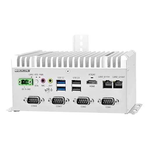 MNBOXCONET Industrie Mini PC Sin Ventilador J6412,Micro Embebido PC DDR4 Barebone Ordenador Servidor, 2 x GbE LAN, 4 x RS232/485 COM Rugged Design for Auto Power On, DC 9-36V Power Input | Ya disponible en tu tienda friki favorita! En mundofriki.es!