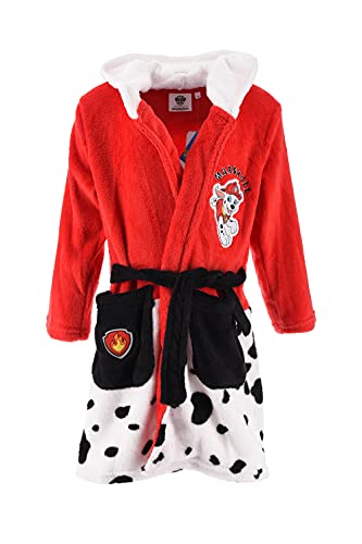 Paw Patrol Jungen-Bademantel, Rot, Größe 3 Jahre