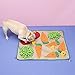 balacoo 1pc Pet Sniffing Cushion Toy Creative Dog Smell Mat for Interactive Puzzle Play Fleece Foraging Skills and Train Nose Work for Dogs