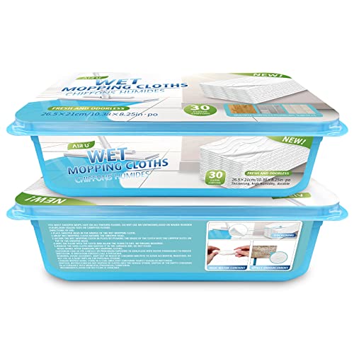 Image of Upgraded Wet Mop Refills for Swiffer Sweeper Wet Pads, 60 Count