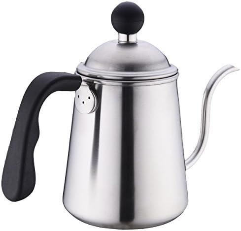 Ziselu 18/8 Stainless Steel 0.9L Drip Coffee and Tea Kettle with Gooseneck