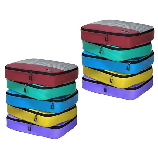 What arilines offer the most luggage to europe Large 10pc Packing Cubes for Travel