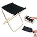 JACKBAGGIO Mini tabouret de camping, léger et portable, chaise de camping pliante, chaise de voyage, camping, randonnée, spécial petit cheval (taille 248 mm x 225 mm x 270 mm)