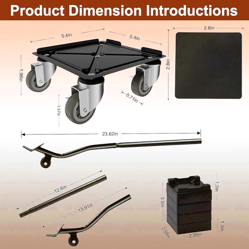 Accesorios De Cocina, Home Improvement ruedas refrigerador Marca TOCOZOC (2)