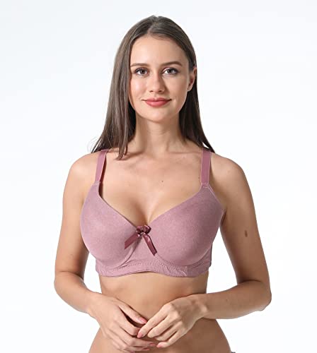 Image of Viola's Secret 6 Pack of Color Print T-Shirt Bras B Cup C Cup and D Cup