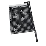 TIOMIOSEA Papierschneider, Manuell Schneidemaschine,Hebelschneider Papier Schneidegerät,Hebelschneider Schrottmaschineider,Schere für Schule & Büro, Foto, Papier, Pappe, A4, Schwarz