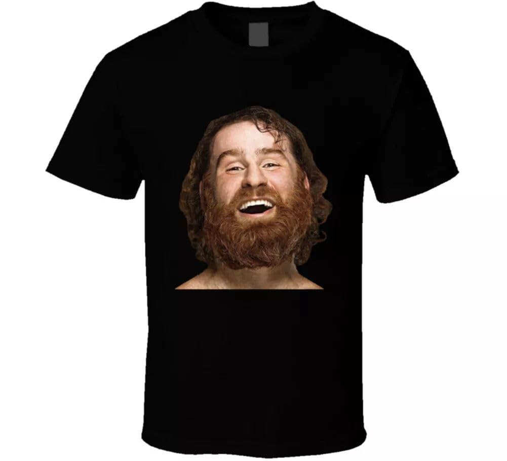 Fffresttv Men's Black Sami Zayn Professional Wrestler Wrestling Fan T Shirt 3XL