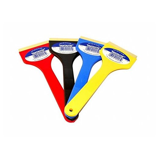 C J Industries F101 4 Pack Combo Fantastic Ice Scraper with Brass Blade