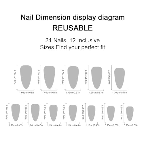 Image of French Tip Press on Nails Red Fake Nails Medium Almond False Nail with 3D Bow Design Nude Glue on Nails Glossy Acrylic Full Cover Heart Stick on Nail for Women Valentine's Day Manicure