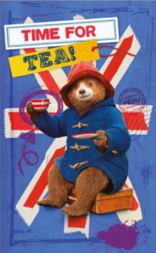 Elgate Paddington Bear Tea Towel Union Jack Time for Tea Official Licenced Film Movie 3 Merchandise Souvenir