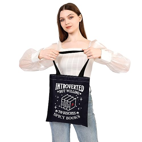Bolso Tote para lectores de novelas oscuras miniatura 6