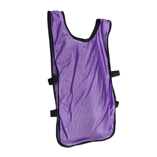 CORHAD Soccer Pinnies for Adults Mesh Vest Team Vests Practice Vests for Basketball and Soccer Breathable Vest Purple