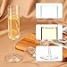 GuanQiao 24-Pack Plastic Champagne Flutes, 6oz Clear Square Disposable Toast Glasses, Heavy Duty Shatterproof Recyclable Wine Glasses for Party Wine Tasting Wedding New Years Eve Party Supplies