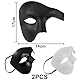 MPQDFG The squid Maske für Halloween, Fasching & Karneval als Kostüm für Herren & Damen & Kinder - Kostüm - 2 Stück (Schwarz, Weiß)