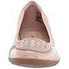 Clarks womens Gracelin Lola Ballet Flat, Blush Synthetic Patent, 8 US