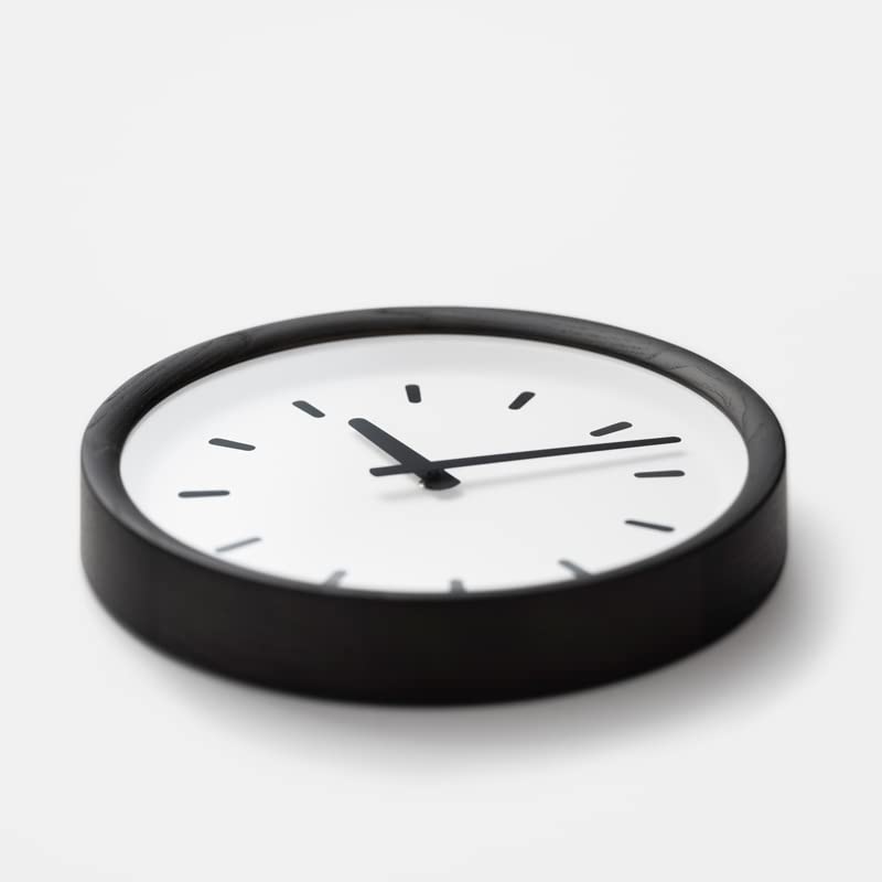 Amazon.co.jp: レムノス 掛け時計 アナログ ベイスン ライン 天然色木