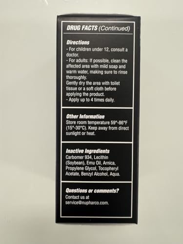 Image of Nupharmisto Numbing Cream Maximum Strength Long Lasting with 5x Numbing Emu Oil and Arnica 60ml