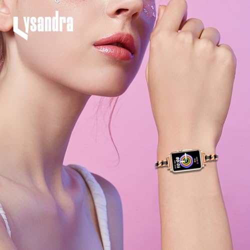 Correa metálica ajustable para smartwatch FITVII miniatura 3