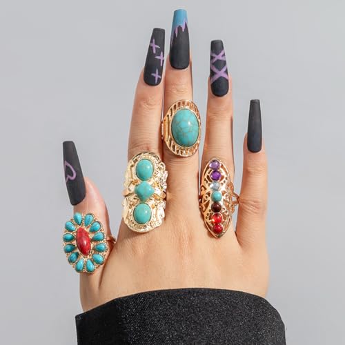 La mejor selección de Anillos de Turquesa del mes. 21 Imagen adicional
