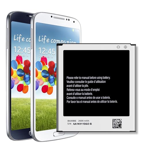 TGXJI Replacement Battery for Galaxy S4, AT&T I337, Verizon I545, Sprint L720, T- Mobile M919, R970, I9500, I9505, LTE I9506